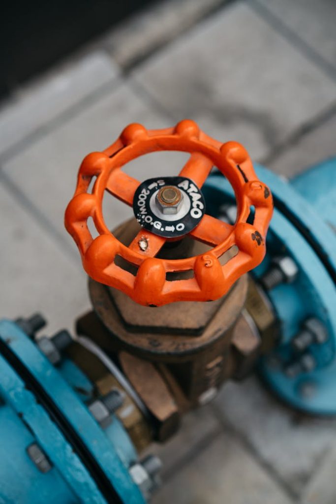 valve-on-a-pipe